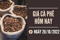 Gia ca phe ngay 28-10-2022