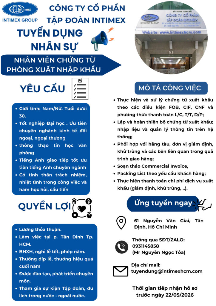 tuyen dung chuyen vien chung tu
